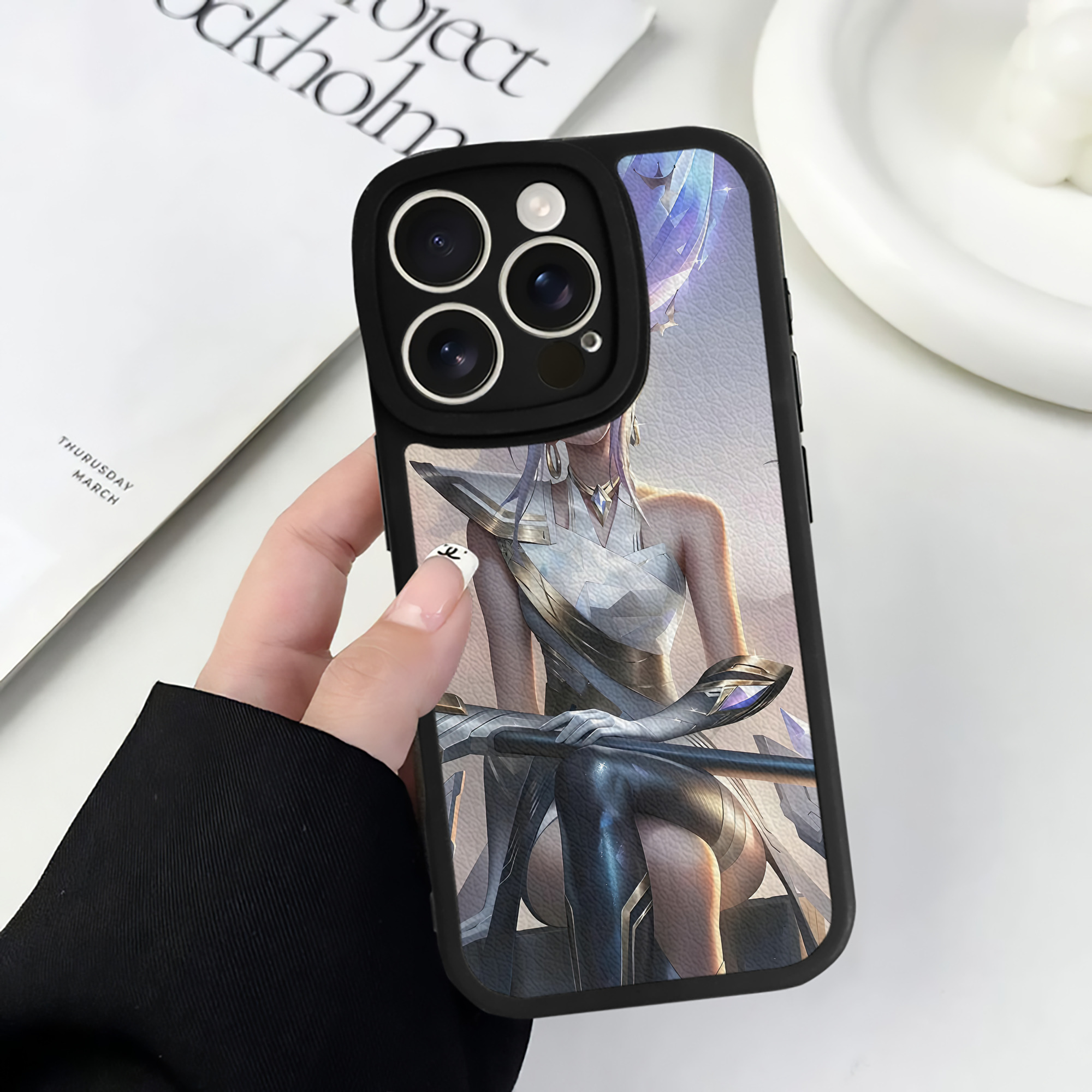 リーグ・オブ・レジェンド League of Legends LOL 【iPhone 16シリーズ対応】シリコンスマホケース（レザー調） 材質：シリコン